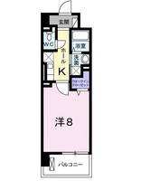 兵庫県尼崎市建家町(マンション)の賃貸物件の間取り