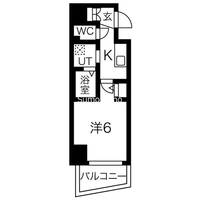 大阪府大阪市西区新町3丁目(マンション)の賃貸物件の間取り