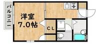 フェアガーデン竹下の間取り