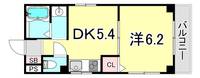 兵庫県神戸市兵庫区上沢通7丁目(マンション)の賃貸物件の間取り