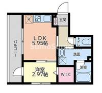 兵庫県尼崎市西立花町2丁目(マンション)の賃貸物件の間取り