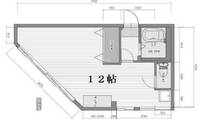 大阪府大阪市浪速区稲荷1丁目(マンション)の賃貸物件の間取り