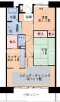 兵庫県尼崎市武庫元町3丁目(マンション)の賃貸物件の間取り