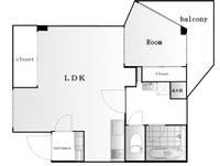 ルエメゾンロワール祇園の間取り