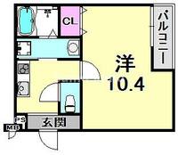 兵庫県尼崎市南塚口町7丁目(アパート)の賃貸物件の間取り