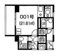 大阪府大阪市中央区西心斎橋1丁目の賃貸マンションの間取り