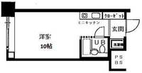 兵庫県神戸市東灘区向洋町中1丁目(マンション)の賃貸物件の間取り