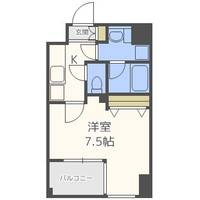 大阪府大阪市西区江戸堀2丁目の賃貸マンションの間取り