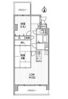 大阪府大阪市西区南堀江4丁目(マンション)の賃貸物件の間取り