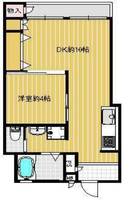 兵庫県神戸市兵庫区荒田町1丁目(マンション)の賃貸物件の間取り