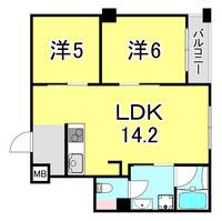 兵庫県神戸市長田区片山町5丁目(アパート)の賃貸物件の間取り