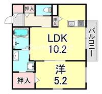 ベレッツァ南塚口の間取り