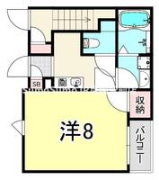 大阪府大阪市淀川区加島1丁目(アパート)の賃貸物件の間取り