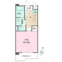 兵庫県神戸市東灘区住吉山手1丁目(マンション)の賃貸物件の間取り