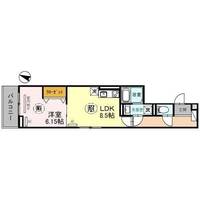 兵庫県神戸市中央区旗塚通3丁目(アパート)の賃貸物件の間取り
