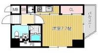 大阪府大阪市西区新町4丁目(マンション)の賃貸物件の間取り