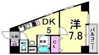 エステムコート新神戸エリタージュの間取り
