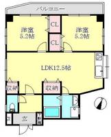 兵庫県神戸市中央区元町通5丁目(マンション)の賃貸物件の間取り