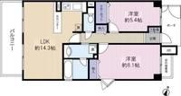 兵庫県神戸市東灘区深江北町1丁目(マンション)の賃貸物件の間取り