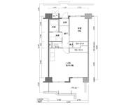 兵庫県神戸市兵庫区西出町1丁目(マンション)の賃貸物件の間取り