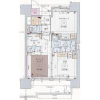 エステムプラザ福岡県庁前ネオシスの間取り