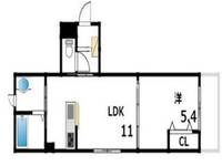 ホワイトメゾン御影の間取り