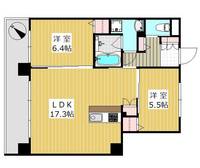 ボヌール博多の間取り