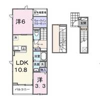 グラン・シャトー武蔵嵐山Bの間取り
