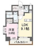 ヴィラ博丈下川端の間取り