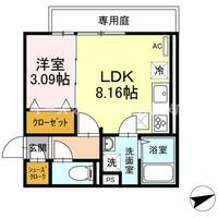 D-roomクレスト国分105号室◎の間取り