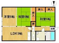 No.6山一ビル301号の間取り