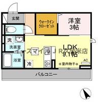 D-roomF京町102号の間取り