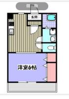 アザレアハイツハンダ第二の間取り