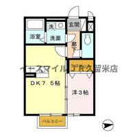 マリーモナリエ201号の間取り