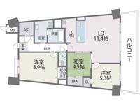 物件の間取り画像