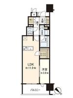 MJR博多ザ・レジデンスの間取り