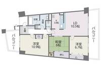 アイランドシティ・インフィニガーデン ノース棟の間取り