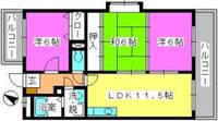 セントレージ博多の間取り