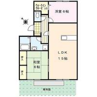 シャルム高松Ⅱ202号の間取り