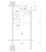 エンクレスト博多EXCEEDの間取り