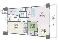 物件の間取り画像