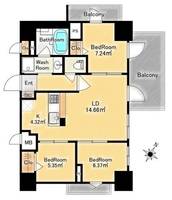 物件の間取り画像