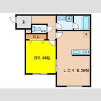 麦野パラシオの間取り