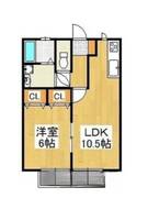 REGALO ET HIRO Ⅰ103の間取り