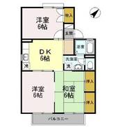レジデンス21TH A棟202の間取り