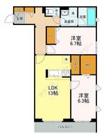 物件の間取り画像