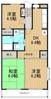 フローラ湘南A棟0301の間取り
