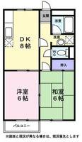 パーシモンハイツA0203の間取り