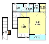 桧ハウス202の間取り