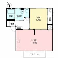 福岡県直方市新町1丁目(アパート)の賃貸物件の間取り